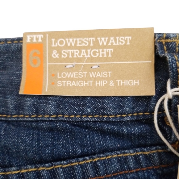 Mossimo Supply Co. Women's Lowest Waist Straight Skinny Jeans Size 11 Long NEW - Picture 8 of 12